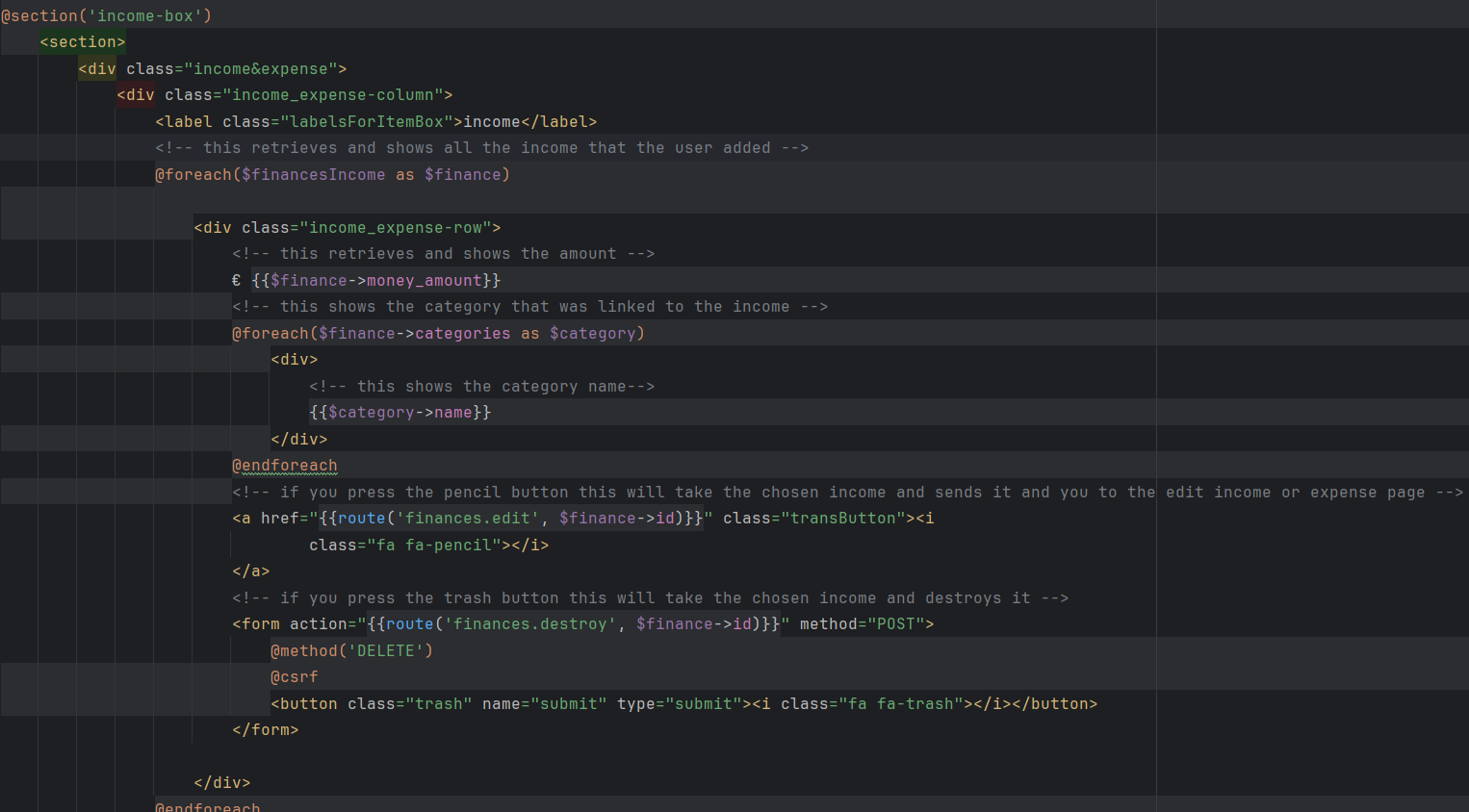 pecunia-homepage-code